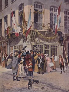 Cain Collection: Bulletin of Victory from the Armies of Italy, 1797, (1896)
