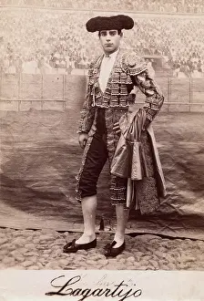 Traditional Culture Prints: A bullfighter, Rafael Molina Sanchez 'Lagartijo'