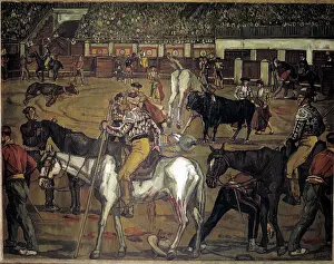 Dangerous Prints: Bullfighting, 1923. Creator: Jose Gutierrez Solana