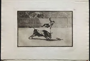 Bullfights: The Agility and Audacity of Juanito Apinani in (the Ring) at Madrid, 1876