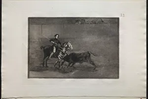 Bullfights: Manly Courage of the Celebrated Pajuelera in (the Ring) at Saragosa, 1876