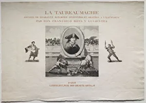 Bullfights: Title Page, 1876. Creator: Francisco de Goya (Spanish, 1746-1828)