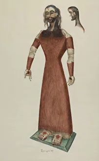 Fingers Prints: Bulto, 1939. Creator: Eldora P. Lorenzini