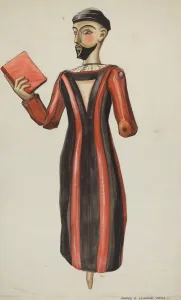 Assisi St Francis Of Collection: Bulto, St. Francis, c. 1936. Creator: Majel G. Claflin