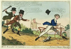 Hobby Horse Prints: Bum Bailiff Out-Dones, April 1, 1819. Creator: JL Marks