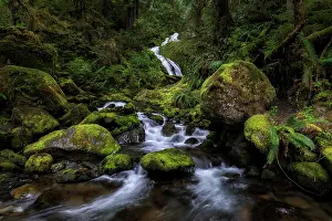 Pacific North West Prints: Bunch Falls. Creator: Joshua Johnston