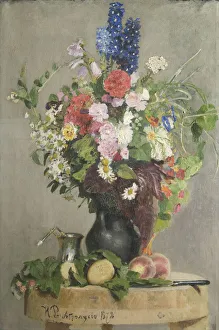 Ilya Yefimovich 1844 1930 Prints: Bunch of Flowers, 1878