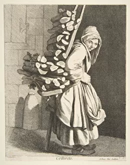 De Caylus Anne Claude Philippe Gallery: Bundled Firewood Seller, 1746. Creator: Caylus, Anne-Claude-Philippe de