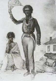 Chief Prints: Bungaree, Native Chief of New South Wales, 1830. Creators: Unknown, Augustus Earle