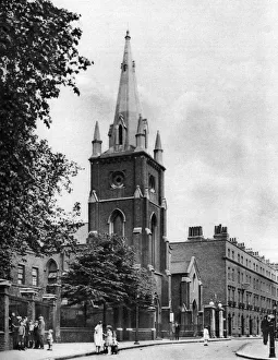 John Milton Prints: Bunhill Row, London, 1926-1927. Artist: McLeish