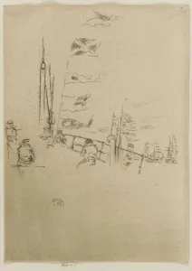 Bunting, 1887. Creator: James Abbott McNeill Whistler