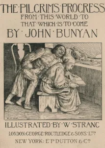 Bunyans Wife Reading the Bible to Him, c1916