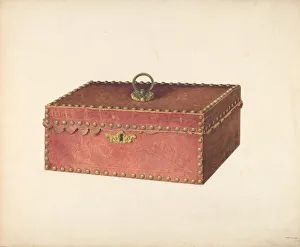 Rivet Prints: Bureau Box, c. 1940. Creator: Carl Buergerniss