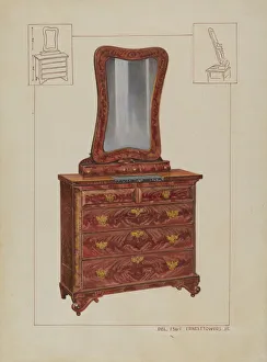 Bureau Prints: Bureau, c. 1937. Creator: Ernest A Towers Jr