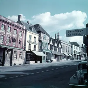 Sign Prints: Burford, Oxfordshire, c1955. Creator: Arthur Charles Kirby Ware