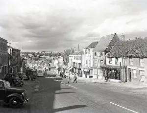 High Street Prints: Burford, Oxfordshire, c1955. Creator: Arthur Charles Kirby Ware
