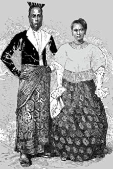 Sri Lanka Gallery: 'Burghers'of Ceylon;Four Months in Ceylon, 1875. Creator: Unknown
