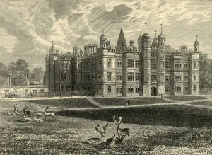Burghley Collection: Front of Burghley House, 1898. Creator: Unknown