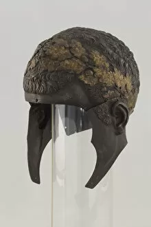 Basilewsky Gallery: The burgonet helmet, 1532-1535. Artist: Negroli, Filippo, Workshop (ca. 1510-1579)