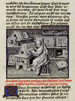 Burgundian scribe (Portrait of Jean Mielot, secretary, author and translator
