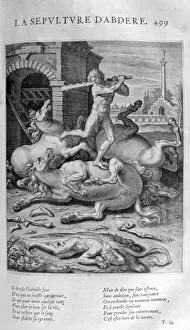 Thomas Deleu Gallery: The Burial of Abdere, 1615. Artist: Leonard Gaultier