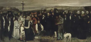 A Burial at Ornans (A Painting of Human Figures, the History of a Burial at Ornans), 1849-1850 A Burial at Ornans (A Painting of Human Figures, the History of a Burial at Ornans), 1849-1850