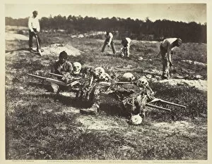 A Burial Party, Cold Harbor, Virginia, April 1865. Creator: John Reekie
