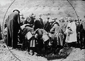 Robert R Prints: Burial of Rob't Bayard in France, Feb 1918. Creator: Bain News Service