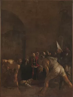 Caravaggio Gallery: Burial of Saint Lucy (Seppellimento di Santa Lucia), ca 1608