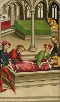 Prague Collection: The Burial of Saint Wenceslas, ca. 1490-1500. Creator: Master of Eggenburg