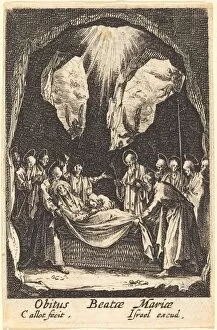 Sadness Gallery: The Burial of the Virgin, in or after 1630. Creator: Jacques Callot