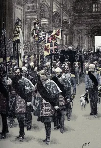 John Cassell Prints: The Burial of Wellington, c1890. Artist: Henry Marriott Paget