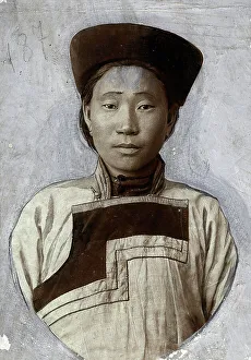 Siberian Prints: A Buriat from Zabaikal'skai Oblast, 1905. Creator: L Veniukov