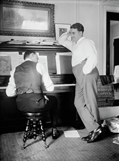 Piano Stool Prints: Burke, between c1915 and c1920. Creator: Bain News Service