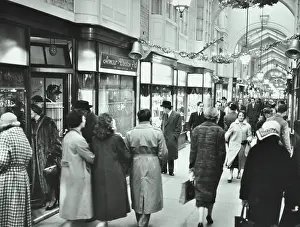 The London Archives Prints: Burlington Arcade in Burlington Gardens, Westminster, London, 1960. Creator: Unknown
