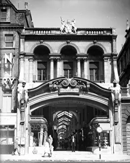 Shopping Arcade Prints: Burlington Arcade, London, c1955. Creator: Arthur Charles Kirby Ware