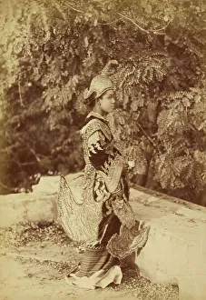Myanmar Prints: Burmese Princess, about 1885. Creator: Felice Beato