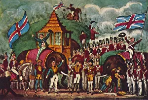 Circuses And Music Halls Gallery: The Burmese War: A Grand Naval and Military Melo-Drama, 1942. Artist: R. Cruikshank