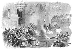 Panicking Prints: The Burning of Covent-Garden Theatre - Flight of the Masqueraders, 1856. Creator: Unknown