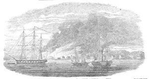 The Burning of Greytown, 1854. Creator: Unknown