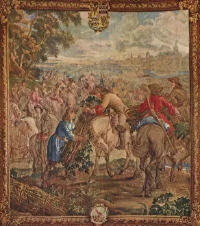 The Burning of Lille, c17th century, (1923). Artist: Urbanus Leyniers The Burning of Lille, c17th century, (1923). Artist: Urbanus Leyniers