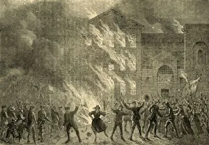 Rioters Prints: Burning of Newgate, 1780, (c1872). Creator: Unknown