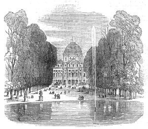 The Burning of the Tuileries: part of the Tuileries as it was, 1871. Creator: Unknown