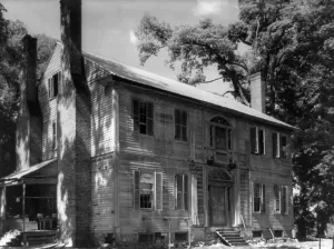 Photographic Prints 1930 1940 Gmgpc Prints: Burnside, Hunt-Hamilton house, showing Tidewater detail
