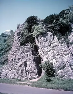 Geological Prints: Burrington Combe, Somerset, c1955. Creator: Arthur Charles Kirby Ware