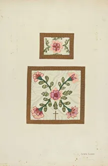 Burse and Chalice Veil, c. 1940. Creator: Syrena Swanson