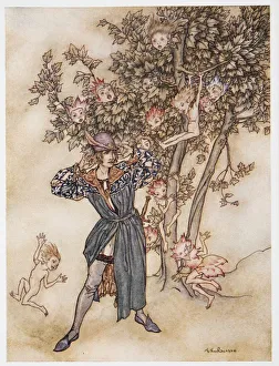 20th Gallery: Burthen (dispersedly) Hark Hark!, illustration from The Tempest, 1926