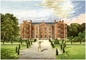 Robert Smythson Gallery: Burton Agnes Hall, Worcestershire, home of Baronet Boynton, c1880