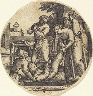 Burying Prints: To Bury the Dead. Creator: Georg Pencz