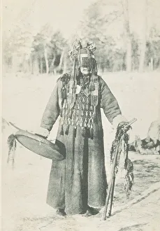 Shamanism Prints: Buryat shaman, 1904-1917. Creator: Unknown